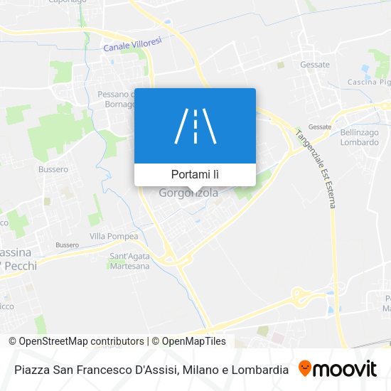 Mappa Piazza San Francesco D'Assisi