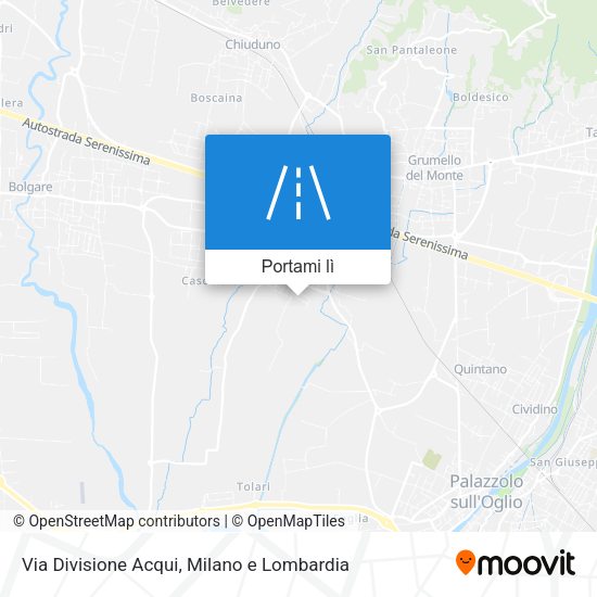 Mappa Via Divisione Acqui