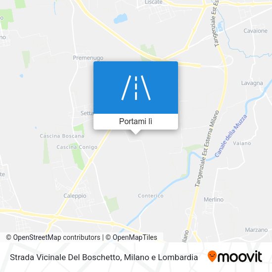 Mappa Strada Vicinale Del Boschetto
