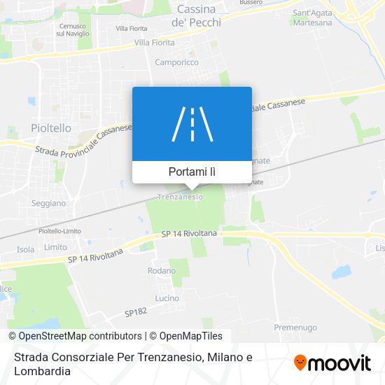 Mappa Strada Consorziale Per Trenzanesio