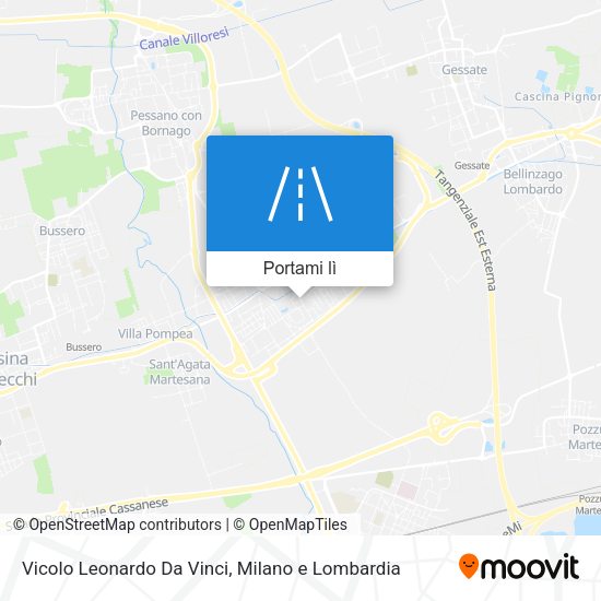 Mappa Vicolo Leonardo Da Vinci