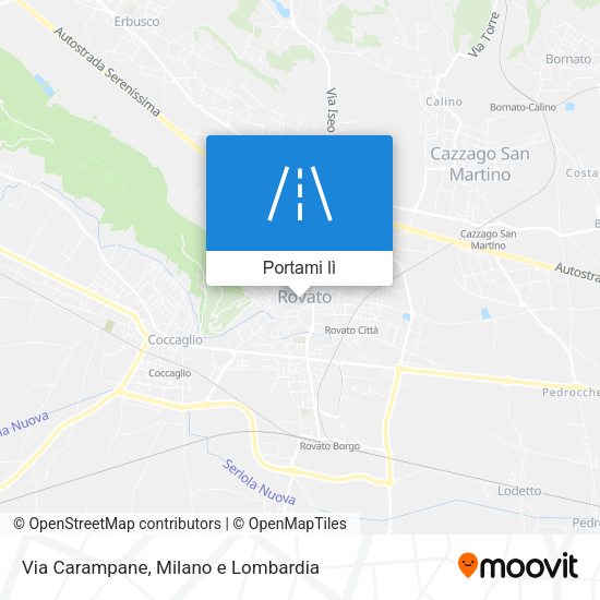 Mappa Via Carampane