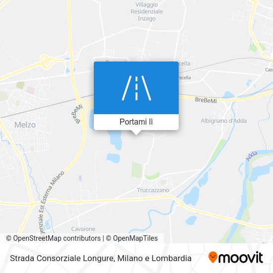 Mappa Strada Consorziale Longure