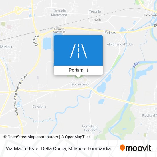Mappa Via Madre Ester Della Corna