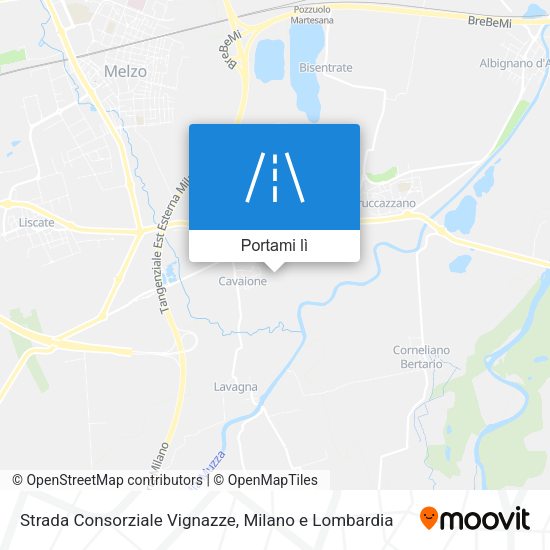 Mappa Strada Consorziale Vignazze