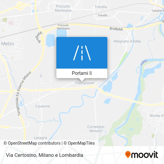 Mappa Via Certosino