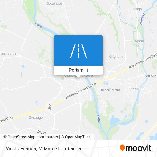Mappa Vicolo Filanda