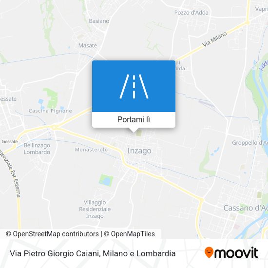 Mappa Via Pietro Giorgio Caiani
