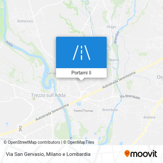 Mappa Via San Gervasio