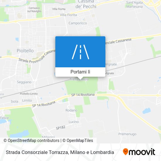 Mappa Strada Consorziale Torrazza