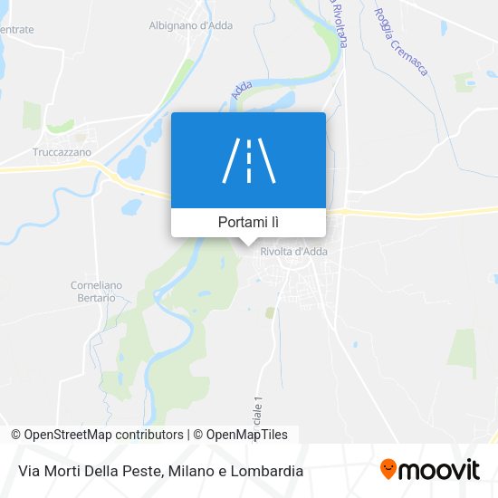 Mappa Via Morti Della Peste