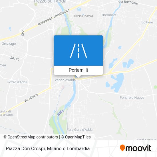 Mappa Piazza Don Crespi