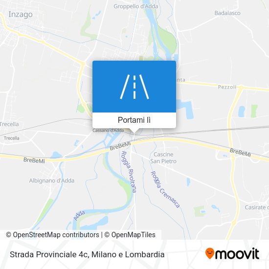 Mappa Strada Provinciale 4c