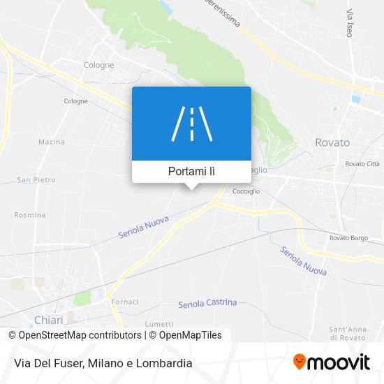 Mappa Via Del Fuser