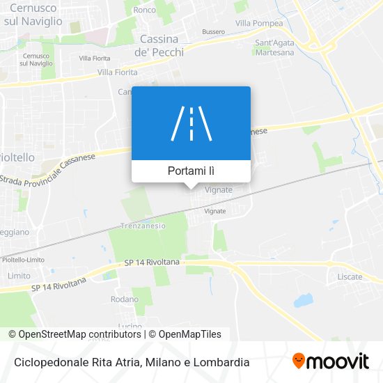 Mappa Ciclopedonale Rita Atria