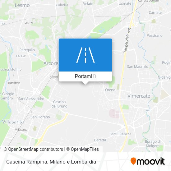 Mappa Cascina Rampina