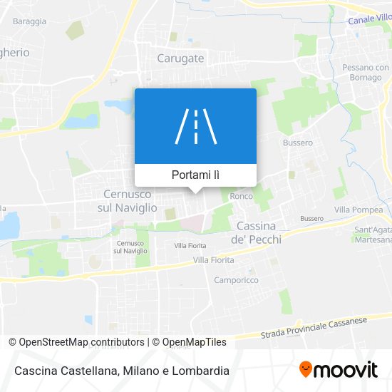 Mappa Cascina Castellana