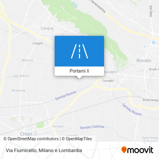 Mappa Via Fiumicello