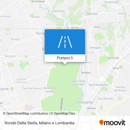 Mappa Rondò Della Stella