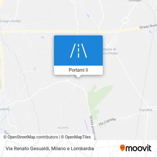 Mappa Via Renato Gesualdi