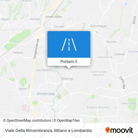 Mappa Viale Della Rimembranza