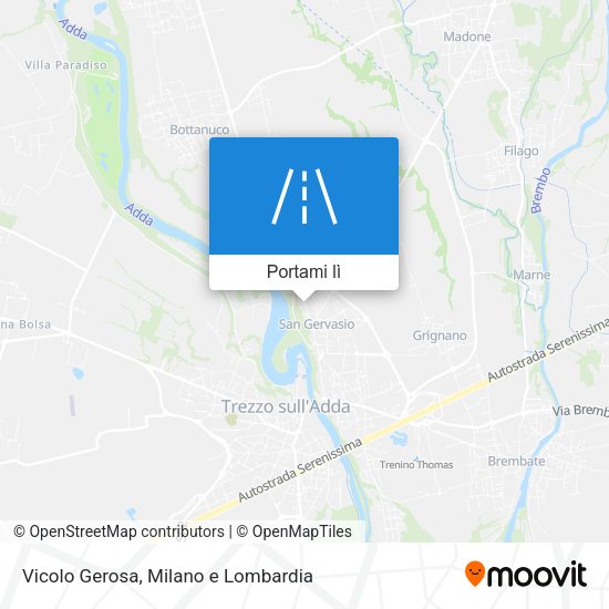 Mappa Vicolo Gerosa