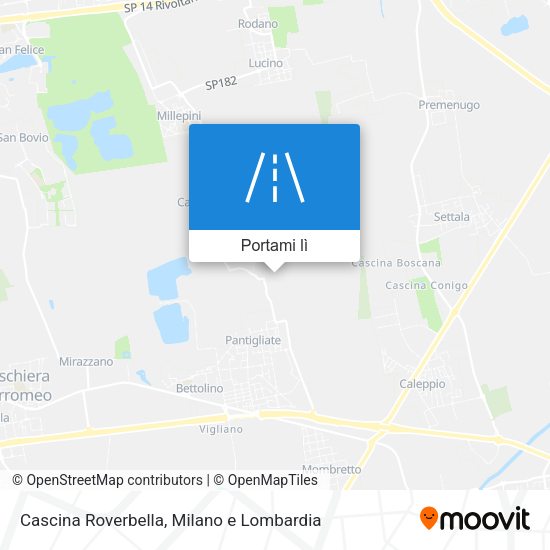 Mappa Cascina Roverbella