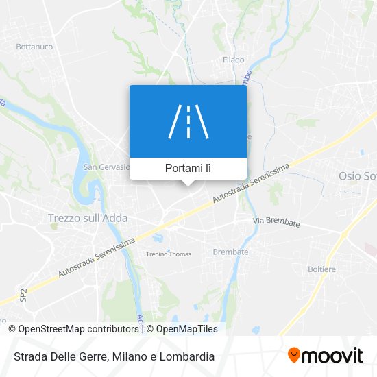 Mappa Strada Delle Gerre