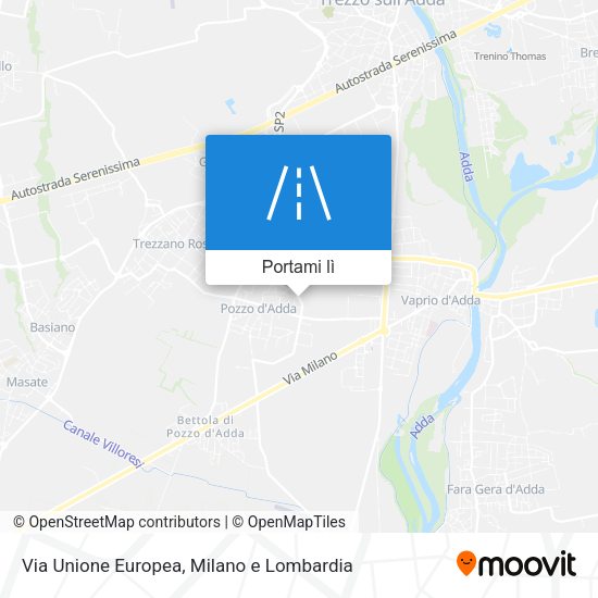 Mappa Via Unione Europea