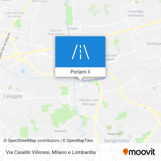 Mappa Via Casello Villoresi