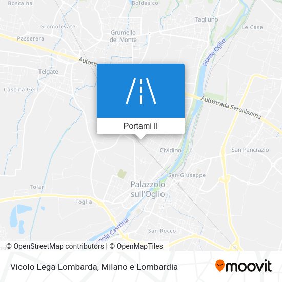 Mappa Vicolo Lega Lombarda
