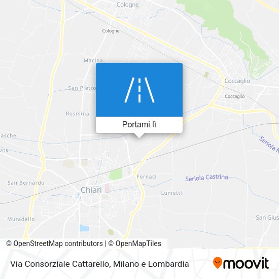 Mappa Via Consorziale Cattarello