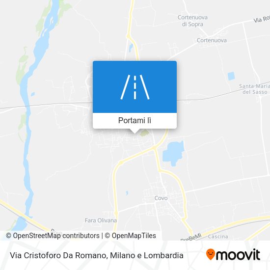 Mappa Via Cristoforo Da Romano