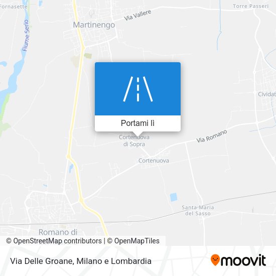 Mappa Via Delle Groane