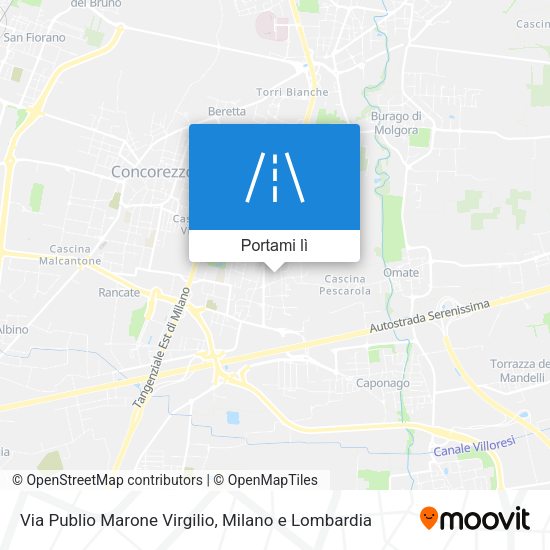 Mappa Via Publio Marone Virgilio