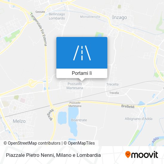 Mappa Piazzale Pietro Nenni