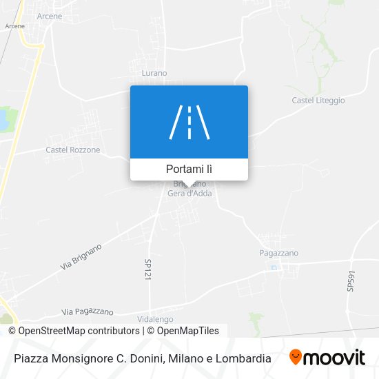 Mappa Piazza Monsignore C. Donini