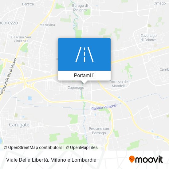 Mappa Viale Della Libertà