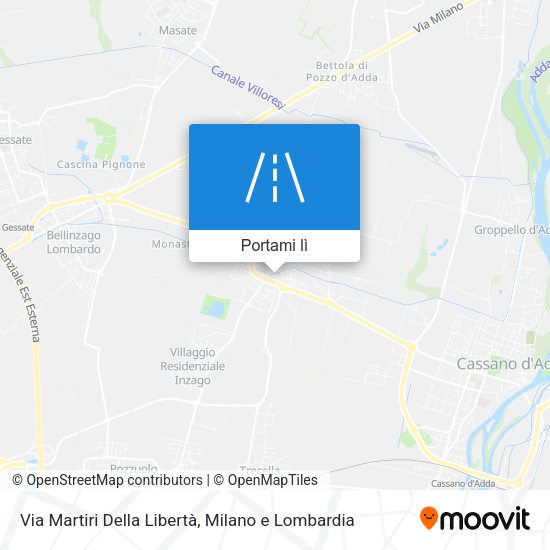Mappa Via Martiri Della Libertà