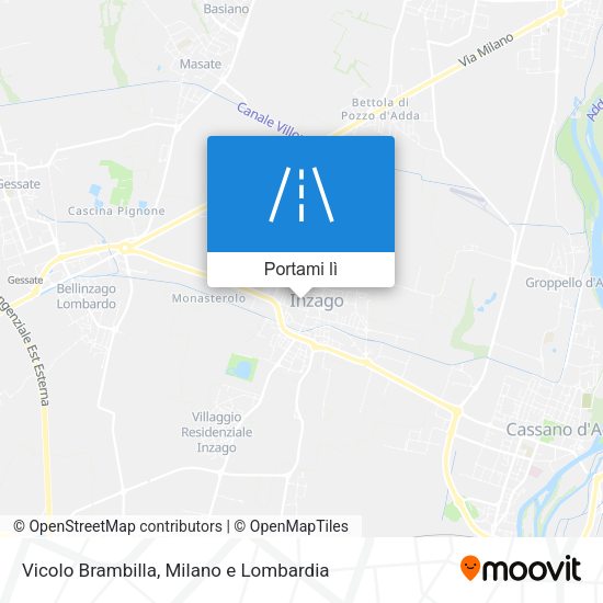 Mappa Vicolo Brambilla