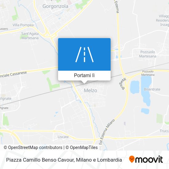 Mappa Piazza Camillo Benso Cavour