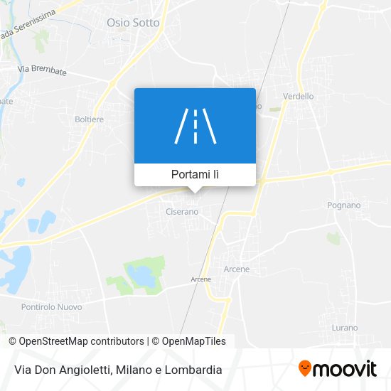 Mappa Via Don Angioletti