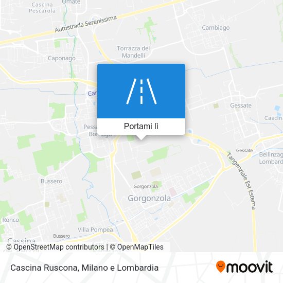 Mappa Cascina Ruscona