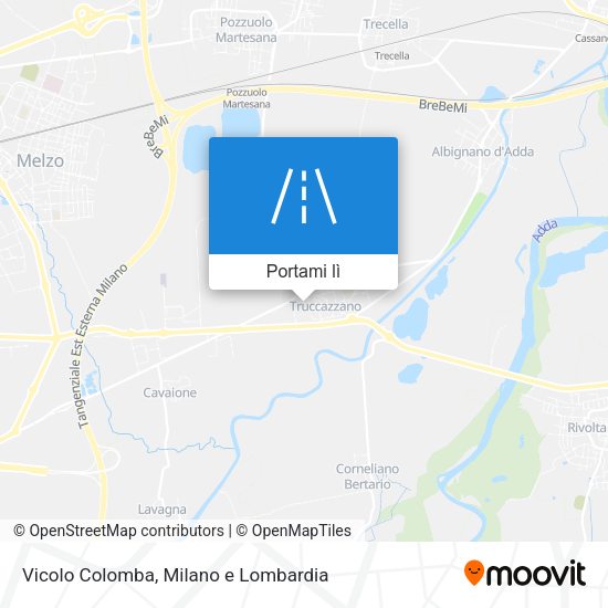 Mappa Vicolo Colomba