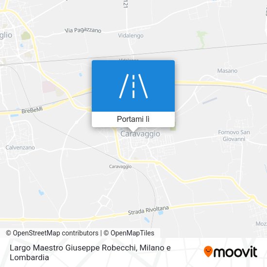 Mappa Largo Maestro Giuseppe Robecchi