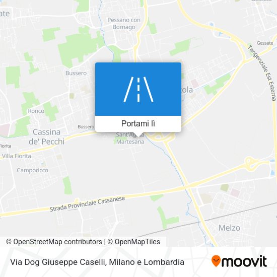 Mappa Via Dog Giuseppe Caselli