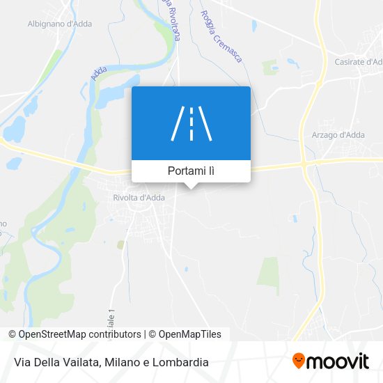 Mappa Via Della Vailata