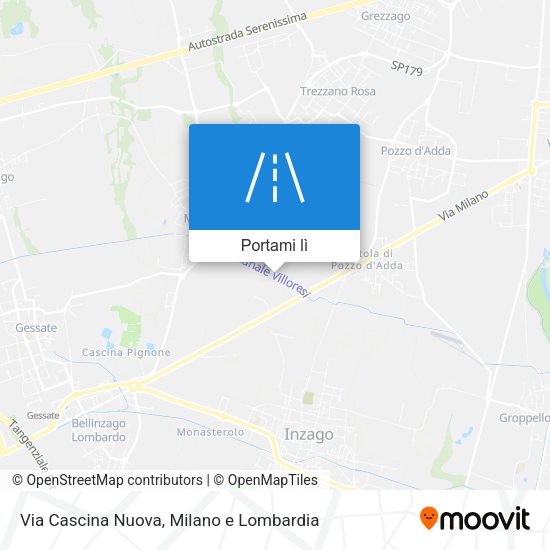 Mappa Via Cascina Nuova