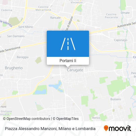 Mappa Piazza Alessandro Manzoni