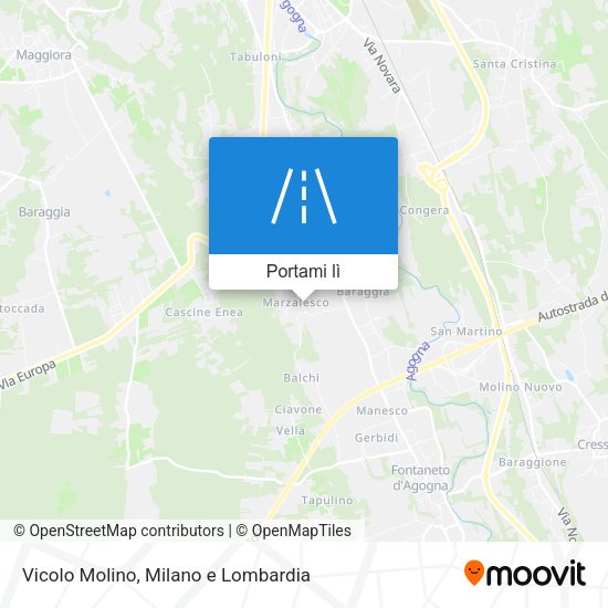 Mappa Vicolo Molino